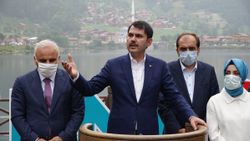 Murat Kurum: Uzungöl'den çarpık yapılar kaldırılarak aslına uygun hale getirilecek