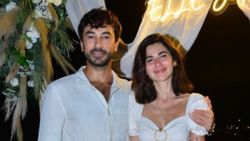 Nesrin Cavadzade ve Gökhan Alkan'dan mutluluk pozu