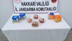 Hakkari'de kargo aracından 2 kilo eroin çıktı