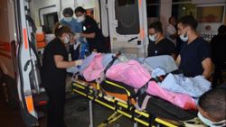 Samsun'da parkta ateş yakan şahıs yandı