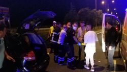 Kütahya'da kaza yapan çift, ağır yaralandı