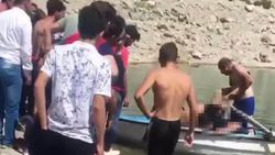 Erzurum'da göle giren Muhammet boğuldu