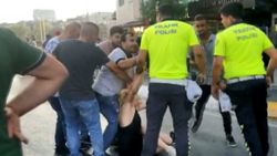 Taksim’de kadınların kavgası