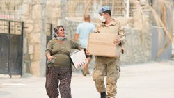 Yangın bölgelerine 72,5 milyon lira nakdi yardım gönderildi