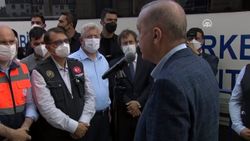 Cumhurbaşkanı Erdoğan, Kastamonu'daki cenaze törenine katıldı