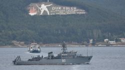 Çanakkale'den geçen Rus mayın tarama gemisi, Marmara'ya yol aldı