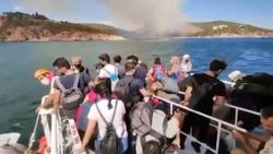 Kıyı Emniyeti, Heybeliada'dan vatandaşları tahliye ediyor