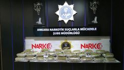 Ankara'da 62 kilo esrar ele geçirildi