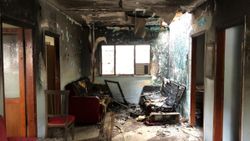 Kocaeli'de sigara içerken uyuyakalan kişi, evi yaktı