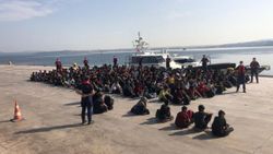 Çanakkale'de 204 kaçak göçmen yakalandı