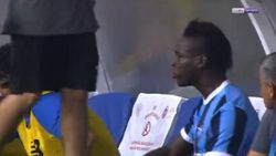 Oyundan alınan Mario Balotelli'nin tepkisi