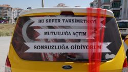 Çorum’da, sarı taksi gelin arabası oldu