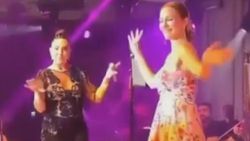Ebru Gündeş ve Meryem Uzerli aynı düğünde