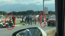 Bursa’da yol verme kavgası