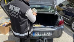 Fatih'teki kaçak tütün operasyonunda 80 bin liralık ürün bulundu