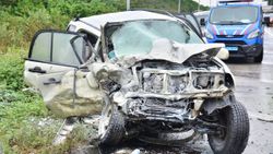 Samsun’da cip ile minibüs kafa kafaya çarpıştı