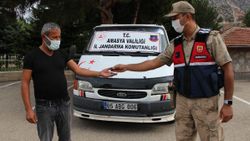 Amasya’da, pikabı çalınan adamı jandarma sevindirdi