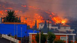 La Palma Adası'nda lavlar, evleri yuttu