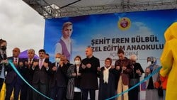 Süleyman Soylu, Eren Bülbül adına yapılan okulun açılışına katıldı