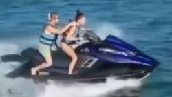 Neslihan Atagül ile Murat Dalkılıç'ın jet-ski macerası