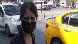 Taksim'de taksiciden 'uzak mesafe' bahanesi