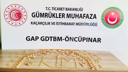 Kilis sınırından giren kişinin belinden 478 gram altın çıktı