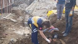 Bursa'da elektrik akımına kapılan işçi, toprağa gömüldü