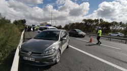 Büyükçekmece’de, kaza yapan sürücüye hafriyat kamyonu çarptı