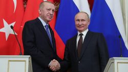 Cumhurbaşkanı Erdoğan ile Vladimir Putin görüştü