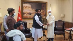 Ali Erbaş, Taliban heyetini ağırladı