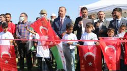 Türkiye’nin desteği ile Tel Abyad ve Rasulayn’da gençlik ve spor merkezleri açıldı