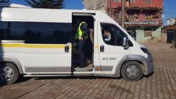 Bursa'da jandarmadan okul servisi denetimi: 18 araca trafikten men