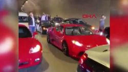 Ümraniye'de tünel kapatan lüks araçlı konvoya ceza