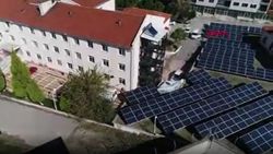 Denizli'de, enerjisini güneşten alan hastane kendi ihtiyacını karşılıyor