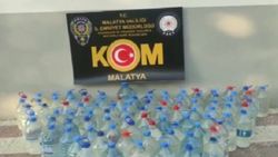 Malatya’da 460 litre sahte rakı ele geçirildi