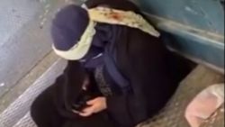 Beylikdüzü'nde aracından inip dilenen kadın tepki çekti