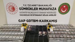 GAP gümrük kapılarında 72 milyon liralık kaçak eşya ele geçirildi