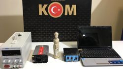 Kırıkkale’de, araç motoruna gizlenmiş tarihi eser niteliğinde heykel çıktı