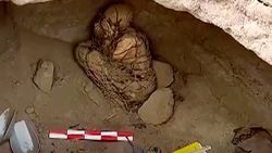 Peru'da 800 yıllık mumya keşfedildi