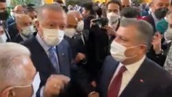 Cumhurbaşkanı Erdoğan, Fahrettin Koca'nın açıklamalarına dahil oldu