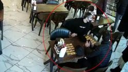 Beylikdüzü'nde restorandaki telefon hırsızlığı kamerada
