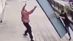 Esenyurt'ta yaşanan fırtınada yeni görüntüler