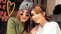Hande Yener, Seren Serengil'i hastanede ziyaret etti