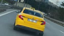 TEM’de taksi şoföründen, tartıştığı kadın sürücüye tehdit ve taciz