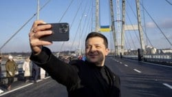 Zelenskiy, Türk imzalı, Ukrayna'nın en büyük köprüsünü açtı