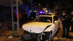 Polisten kaçarken kaza yapan otomobil sürücüsü ağır yaralandı
