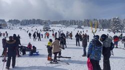 Uludağ'a ziyaretçi akını