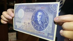Türkiye'nin en değerli banknotu açık artırmaya çıktı