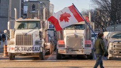 Kanada'da protestolara katılan kamyoncular gözaltına alınmaya başlandı