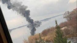 Rus helikopterinin vurulma anları kamerada